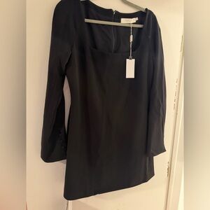 ASTR Black Mini Shift Dress